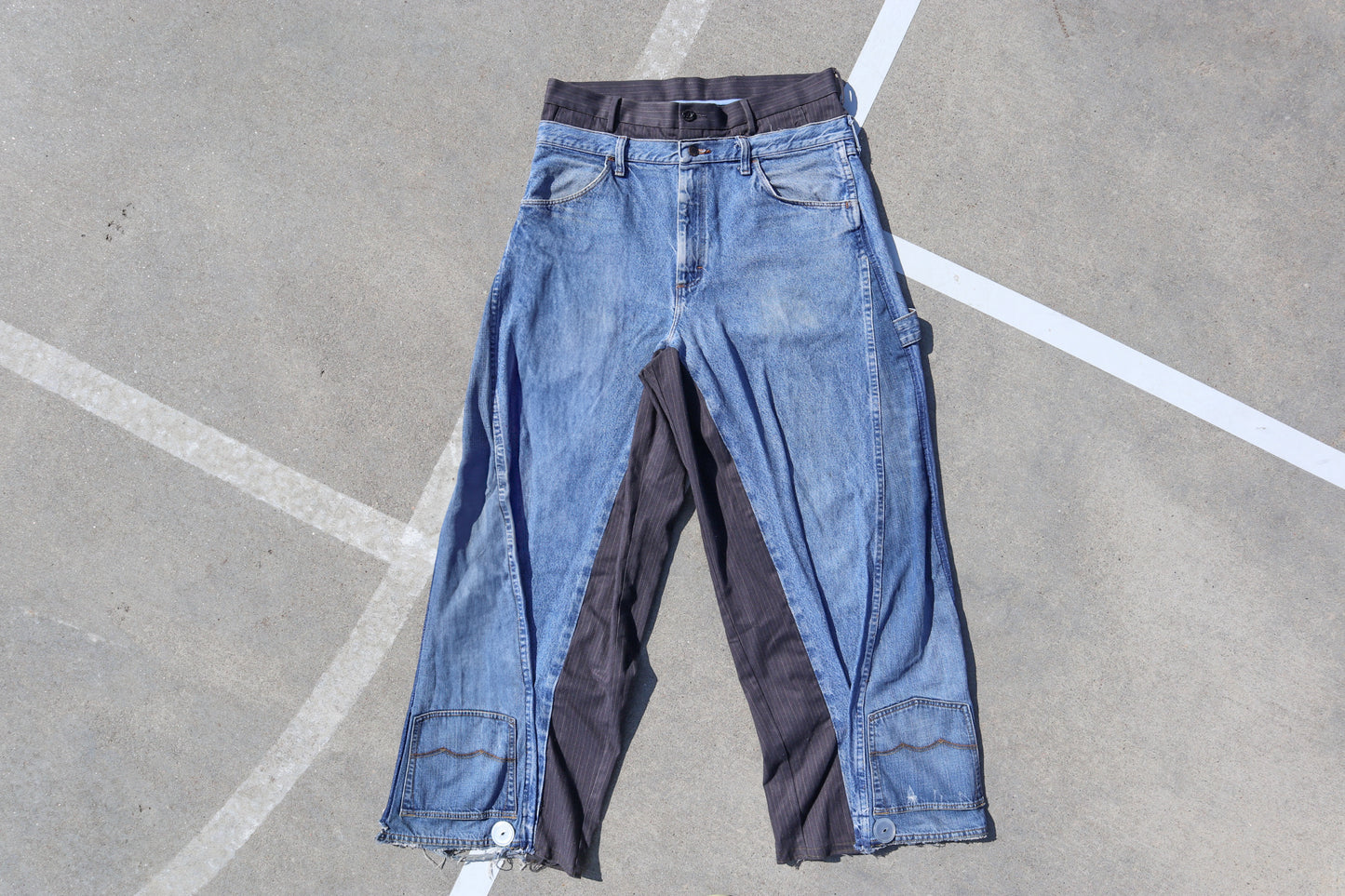 The Double-Waisted Formal Denim Jean
